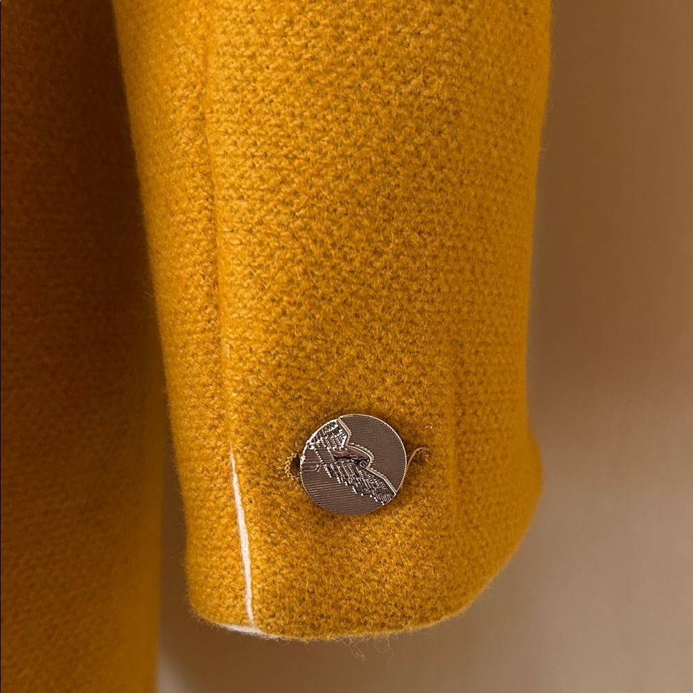 Unbranded  Mustard Long Blazer for Women size S - Picture 10 of 12